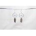Dream catcher Earrings Silver 925 Sterling Dangle Women Turquoise Gem Stone D662